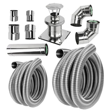 WKŁAD SPIRO 80/125 PIECE KONDENSACYJNE 3m