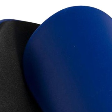 Opakowanie 2 szt. Ochraniacze na golenie piłkarskie, trening piłkarski, antypoślizgowy niebieski 10x6cm