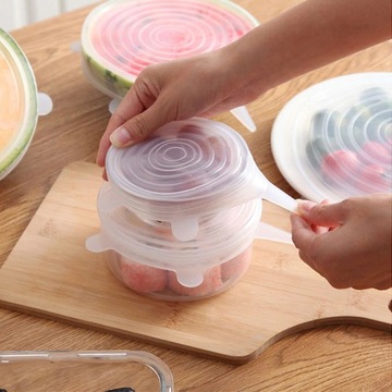 УНИВЕРСАЛЬНЫЕ СИЛИКОНОВЫЕ НАКРЫТКИ ДЛЯ ПИЩЕВЫХ ПИЩЕВ