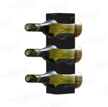 Подвесная/стоячая полка для вина, 3 вешалки