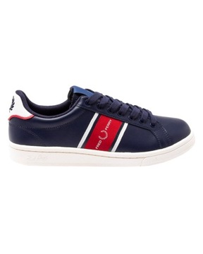 FRED PERRY B721 LEATHER CARBON BLUE BUTY MĘSKIE / 42