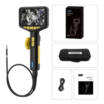 ENDOSKOP KAMERA INSPEKCYJNA 210° SKRĘTNA IP67 1080 z Ekranem AUTOOL SVB 305