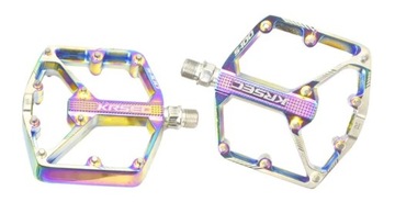 PEDAŁY ROWEROWE ALUMINIOWE ULTRALEKKIE - 3 ŁOŻYSKA - PINY - KRSEC