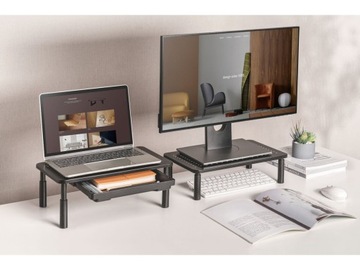 ПОДСТАВКА ДЛЯ МОНИТОРА, НОУТБУКА, ПРИНТЕРА С ВЫДВИЖНЫМ ЯЩИКОМ