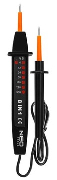 NEO TOOLS WIELOFUNKCYJNY TESTER NAPIĘCIA 8 W 1 AC/DC 6-380V 94-006