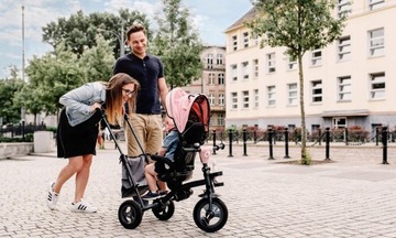 ПОВОРОТНЫЙ ТРЕХКОЛЕСНЫЙ ВЕЛОСИПЕД 2-в-1 LIONELO TRIS