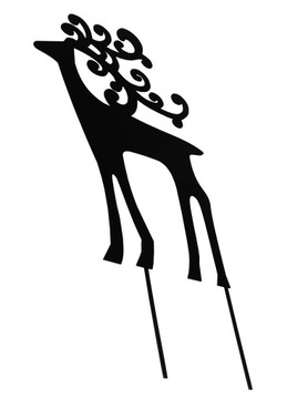 РОЖДЕСТВЕНСКОЕ УКРАШЕНИЕ «ОЛЕНЬ» ДЛЯ ПРИКЛЕИВАНИЯ, металл