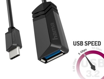 Hama OTG ADAPTER Разъем USB-C — разъем USB-A 3.2