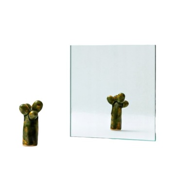 Lustro srebrne float 4 mm kwadratowe szlifowane kafelek 10x10 cm 100x100 mm