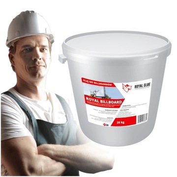 Mocny klej zewnętrzny Klej do Plakatów Royal Glue Klej do Bilbordów 20 kg