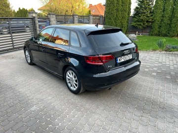 Audi A3 8V Hatchback 3d 1.6 TDI clean diesel 110KM 2014 Audi A3 2015R Skóra Klimatronik Tempomat Navi Alu Felgi 6-Biegów Bezwypadek, zdjęcie 6