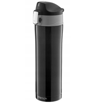 KUBEK TERMICZNY GLOSSY AMBITION CZARNY 420ML 82854