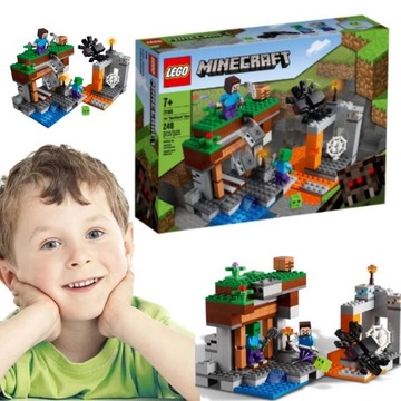 LEGO MAINKRAFT KOPALNIA Z GRY KOMPUTEROWEJ DLA 8 9 10 11 12 LATKA