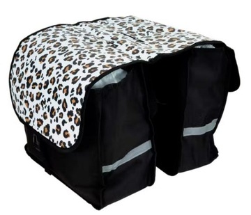 Torba rowerowa sakwa Duża dwie kieszenie 2x18L