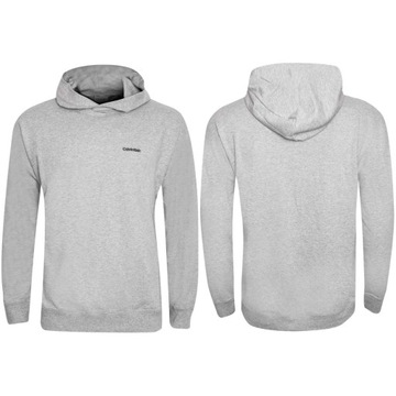 CALVIN KLEIN CIENKA BLUZA MĘSKA HOODIE GRAY r. L