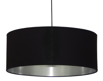 LAMPA WISZĄCA SUFITOWA CZARNA/ALUMINIUM LED Fi35CM
