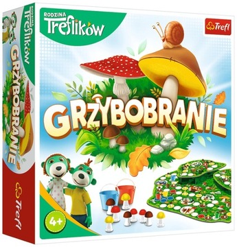 Gra Planszowa GRZYBOBRANIE Rodzina Trefliki Trefl ŚWIETNA ZABAWA DLA DZIECI