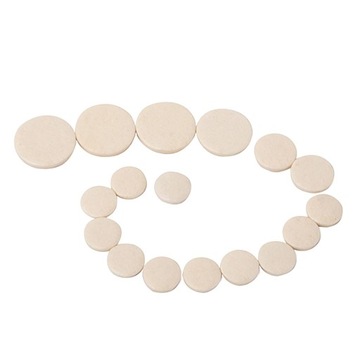 17 Bb Clarinet Key Pads Instrument Pads Części