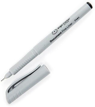 KOH-I-NOOR Cienkopis kreślarski czarny Ergo 1 mm
