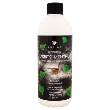ZAPACH DO SAUNY OLEJ EMENDO 500ML LUKRECJA MENTHOL