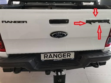 NÁPIS ZNAK RAPTOR FORD RANGER NOVÝ ORIGINÁLNÍ