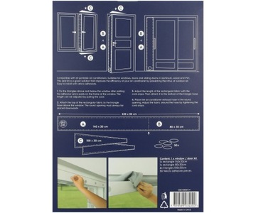 Уплотнитель окна для мобильного кондиционера ELECTROLUX 150мм