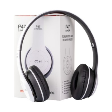 Słuchawki bezprzewodowe nauszne P47 V5.0 Bluetooth