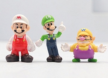 Фигурки Super Mario Bros Bowser, 48 штук + сумка Марио