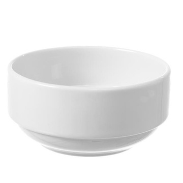 MISKA SZTAPLOWANA BIANCO 380 ml 12 cm PORCELANA