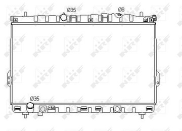 CHLADIČ HYUNDAI TRAJET 2.0 CRDI 00- MA
