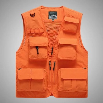 Multi Pocket Men's Vest Outdoor Tactical Hunting S