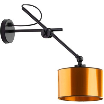 Kinkiet abażur lampa ścienna LED E27 kinkiet ścienny miedziany