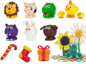 ВОЛШЕБНЫЙ Пластилин ПЕНА ГЛИНА СЕНСОПЛАСТИКА 36 ШТ.