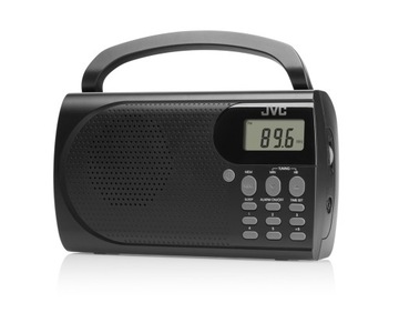 Przenośne radio JVC RA-E431B radioodbiornik minijack FM