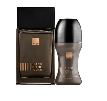 AVON BLACK SUEDE TOUCH ZESTAW 2 KOSMETYKÓW WODA + KULKA