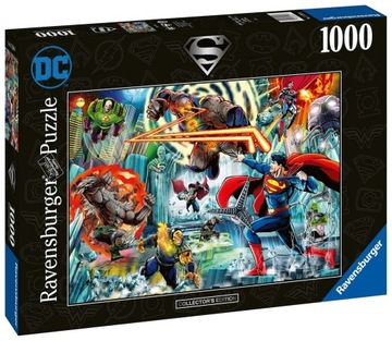RAVENSBURGER PUZZLE 2D 1000 ELEMENTÓW: SUPERMAN EDYCJA KOLEKCJONERSKA 17298