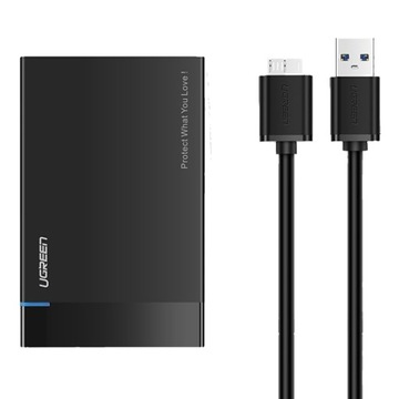 2,5-дюймовый корпус UGREEN SATA USB3.0 для жесткого диска/твердотельного накопителя