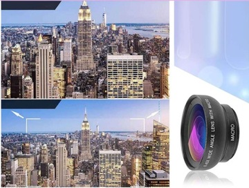 2в1 0,45X широкоугольный макрообъектив для телефона