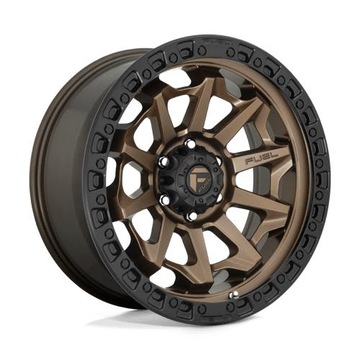 Fuel 1PC D696 COVERT 18X9 6X139.7 ET1 MATTE BRONZE BLACK BEAD RING