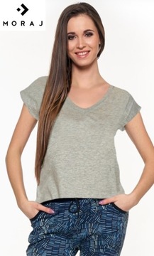 T-Shirt krótki rękaw Moraj r.XL BD900-521 Szary