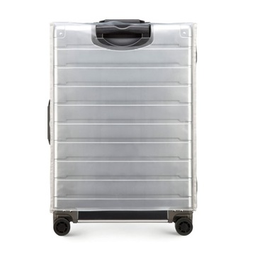 WITTCHEN średnia walizka z aluminium srebrna