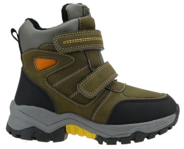 ЗИМНЯЯ ОБУВЬ ДЛЯ МАЛЬЧИКОВ, СНЕЖНЫЕ БОТИНКИ С УТЕПЛЕНИЕМ, НА ВЕЛКРО 27