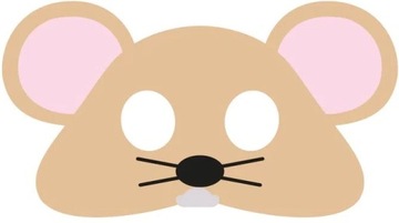 Маска из фетра, мышка, маскировка для ребенка