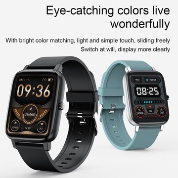 H80 1,69-дюймовый спортивный фитнес-трекер, синий