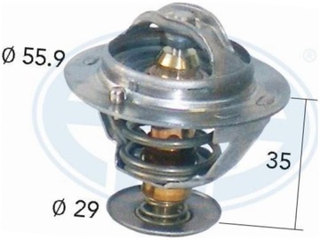 ERA 350120A TERMOSTAT KAPALINA CHLADÍCÍ