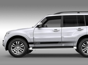 Наклейки на боковые двери автомобиля для Mitsubishi Pajero