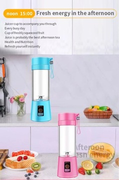 Portable Blender USB Wireless Mixer Electric Juicer Machine Smoothie