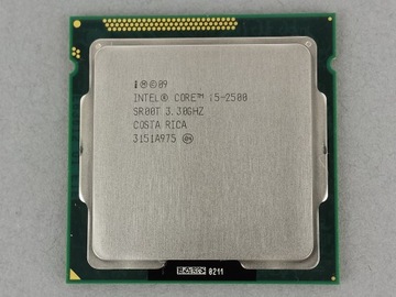 Intel Core i5-2500 3,3-3,7GHz SR00T LGA1155 pasta