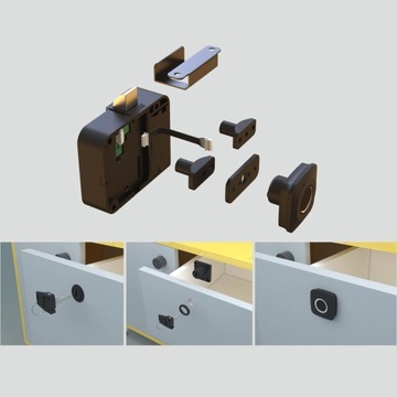 Электронный шкаф с замком по отпечатку пальца