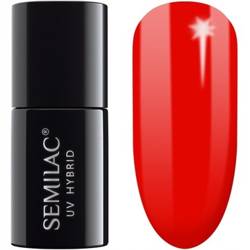 Semilac Lakier Hybrydowy 317 Neon Red 7ml